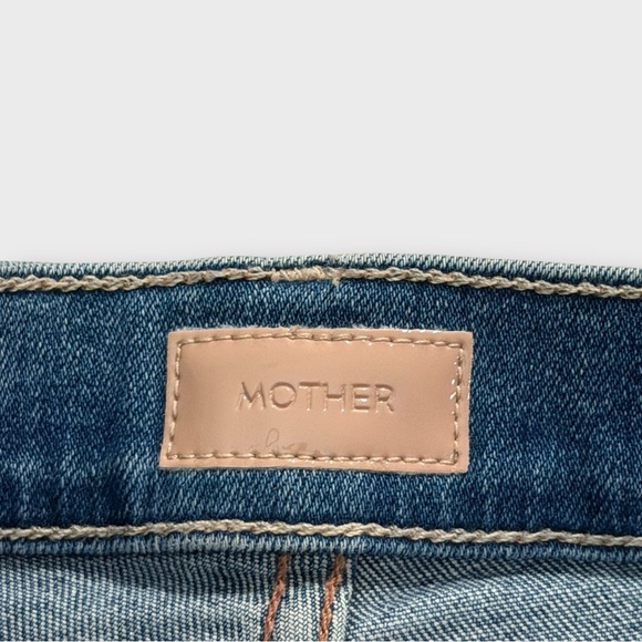 Mother The Tomcat Roller Fray Jeans in A Groovy Kind Of Love Size 27 - Picture 7 of 13